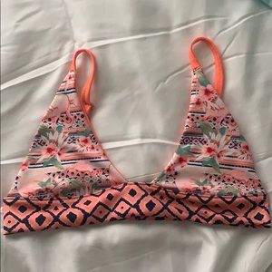 multicolor bathing suit top